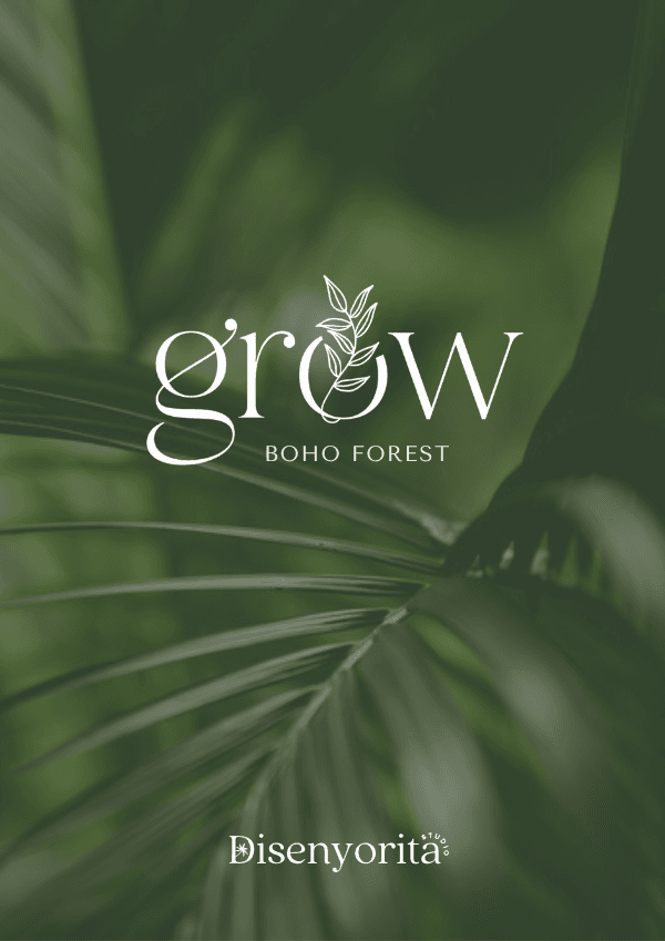 Grow — Nature-Inspired Brand Design — Brand Kits template by Disenyorita Studio